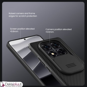 Nillkin Camshield dėklas su kameros apsauga - juodas (Xiaomi Redmi Note 14 Pro 5G/Poco X7 5G) Nillkin Camshield dėklas su kameros apsauga - juodas (Xiaomi Redmi Note 14 Pro 5G/Poco X7 5G)